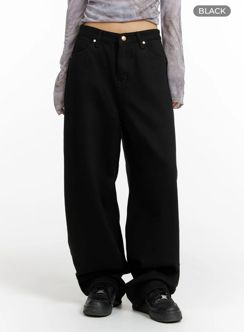 Cotton Baggy Trousers CF420 - Image 4