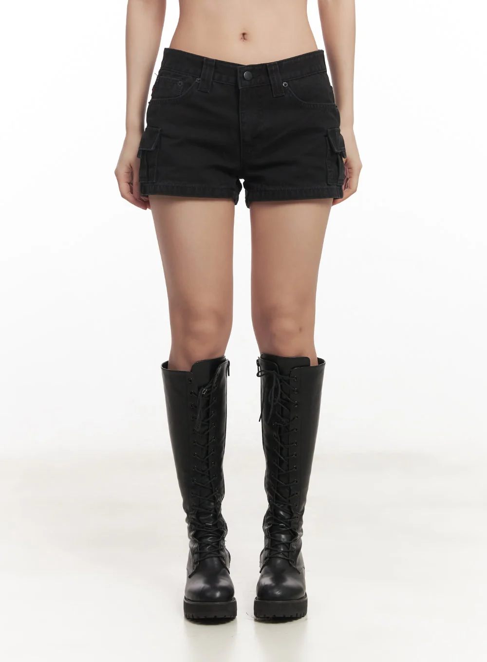 Cotton Cargo Shorts CA521 - Image 9