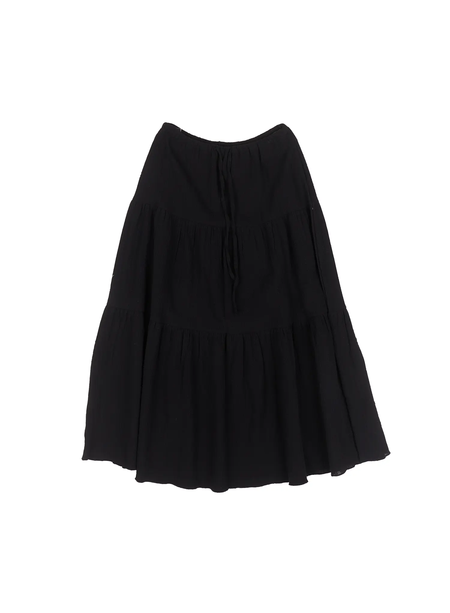 Cotton Tiered Maxi Skirt CU510 - Image 10
