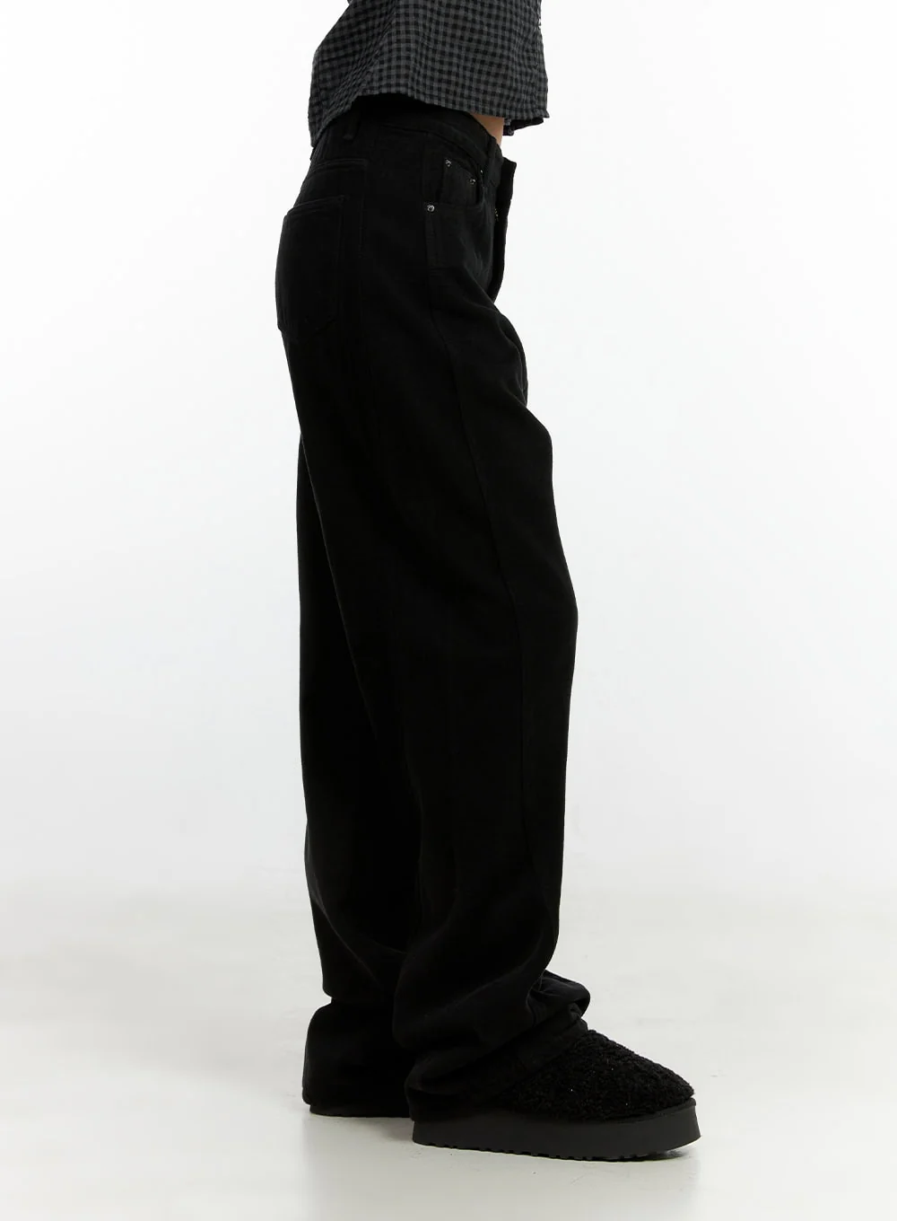 Cotton Wide Fit Trousers CN405 - Image 3