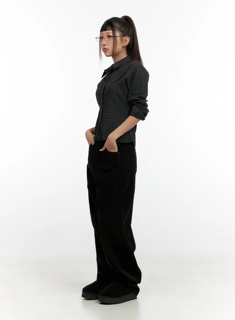 Cotton Wide Fit Trousers CN405 - Image 4