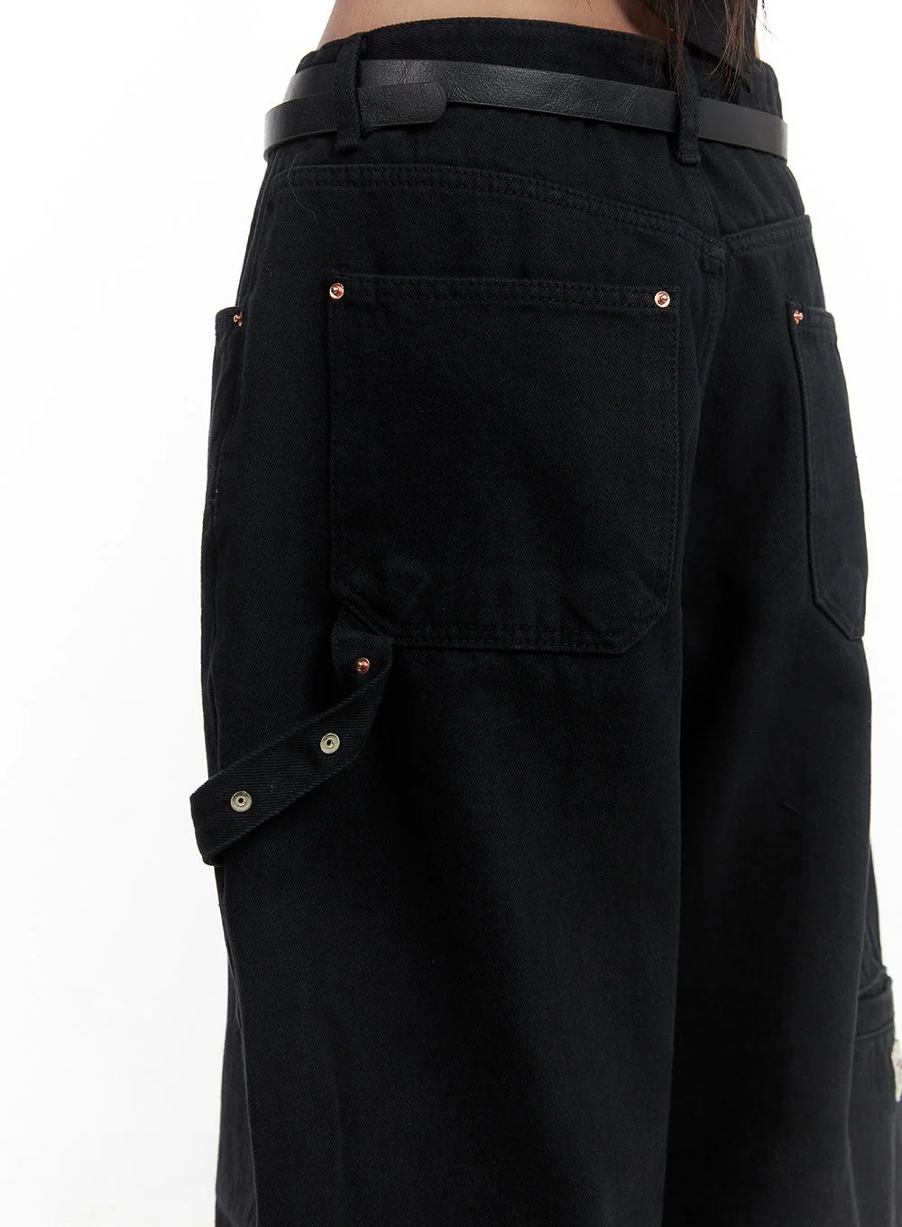 Cotton Wide-Leg Carpenter Pants CS430 - Image 3