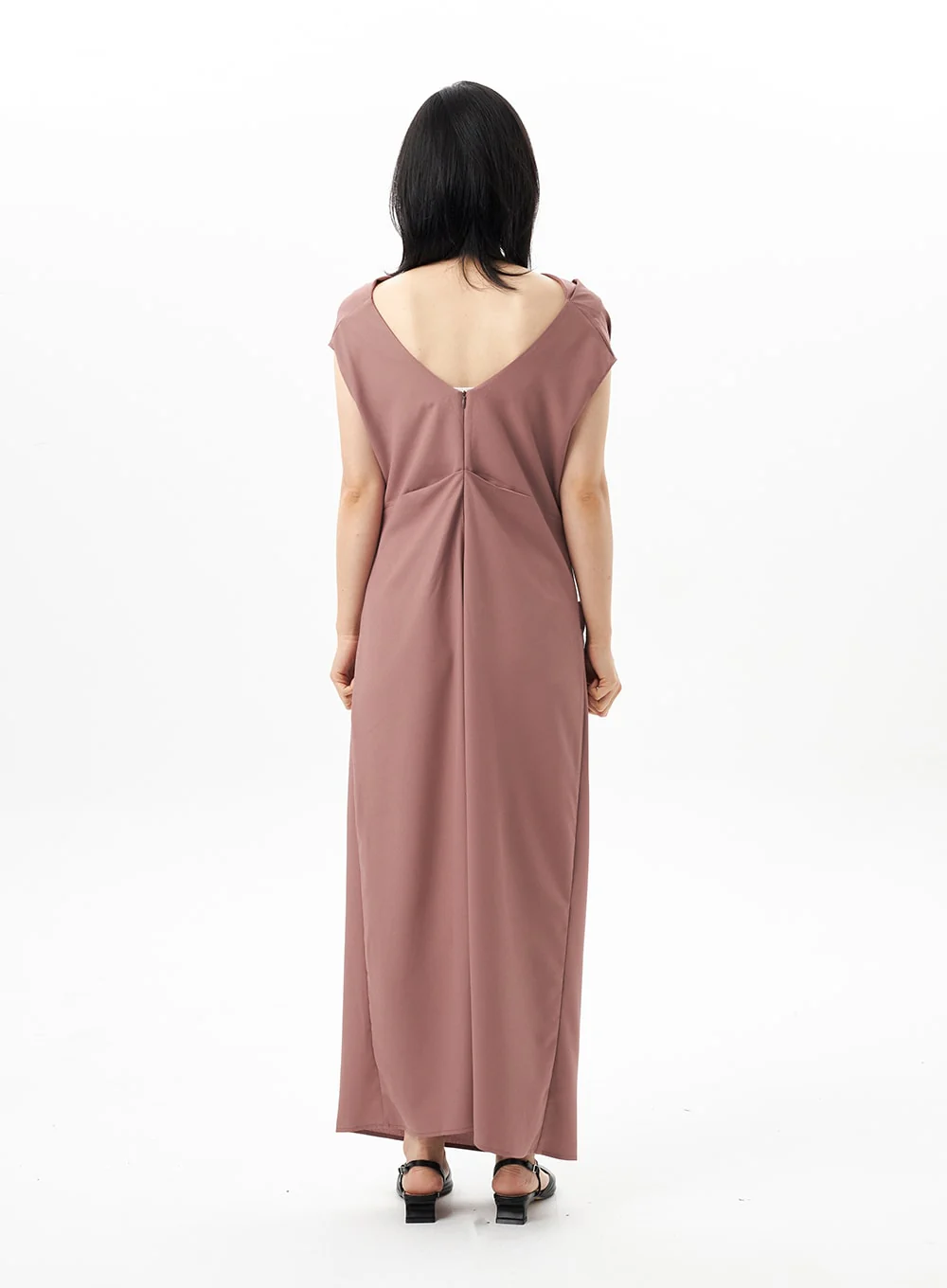 Cowl Neck Maxi Dress OU314 - Image 10