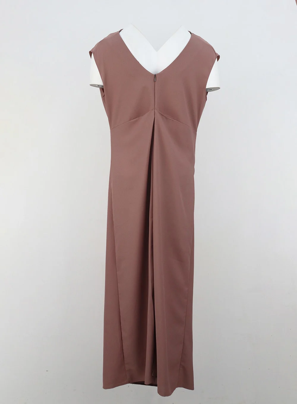 Cowl Neck Maxi Dress OU314 - Image 12