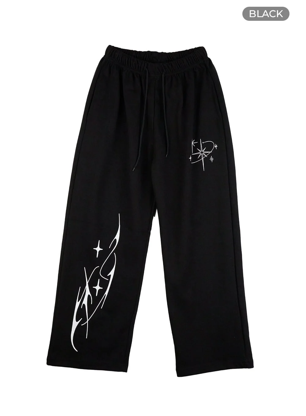 Cozy Banded Graphic Sweatpants CG423 - Image 9