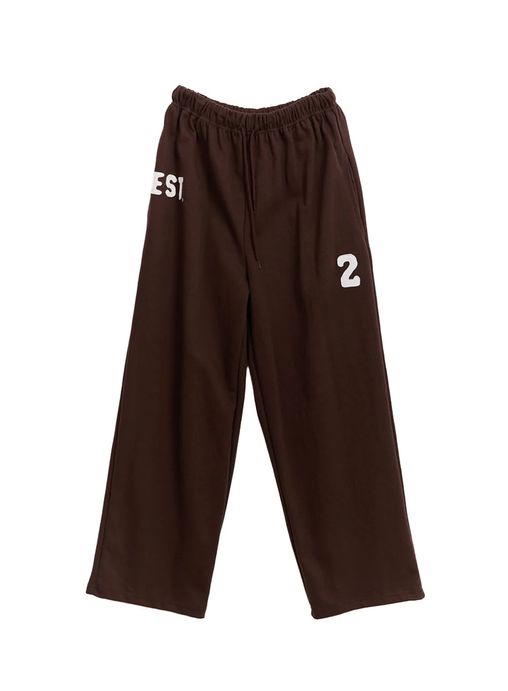 Cozy Embroidered Wide-Leg Sweatpants CF506 - Image 11