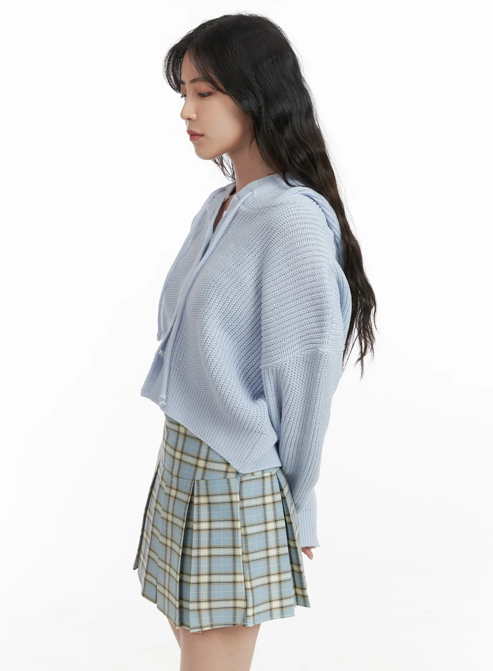 Cozy Hooded Cardigan OM425 - Image 3