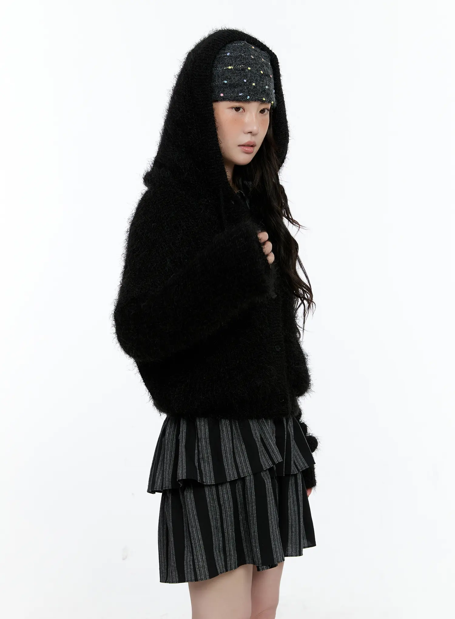 Cozy Knit Hooded Cardigan CN517 - Image 10