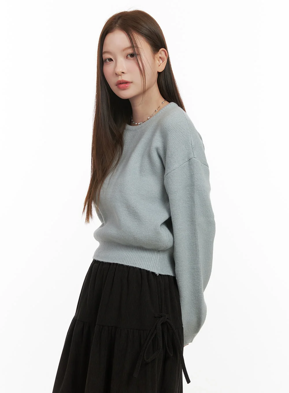 CozyChic Solid Knit Sweater OD417 - Image 6