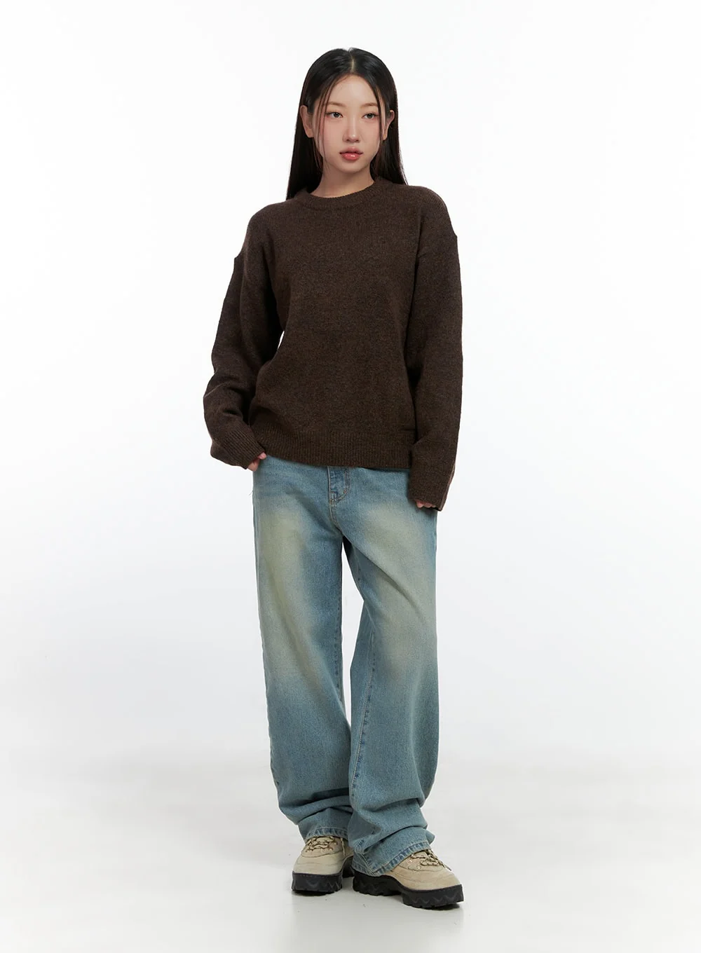CozyKnit Round Neck Sweater CN411 - Image 2