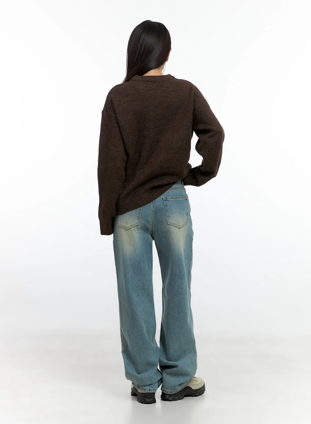 CozyKnit Round Neck Sweater CN411 - Image 4