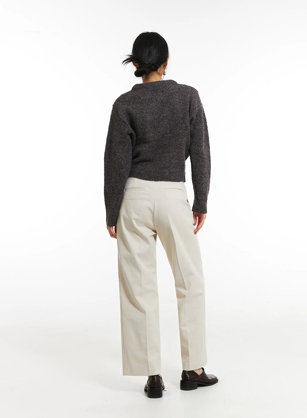 Crew Neck Knit Sweater IN308 - Image 5