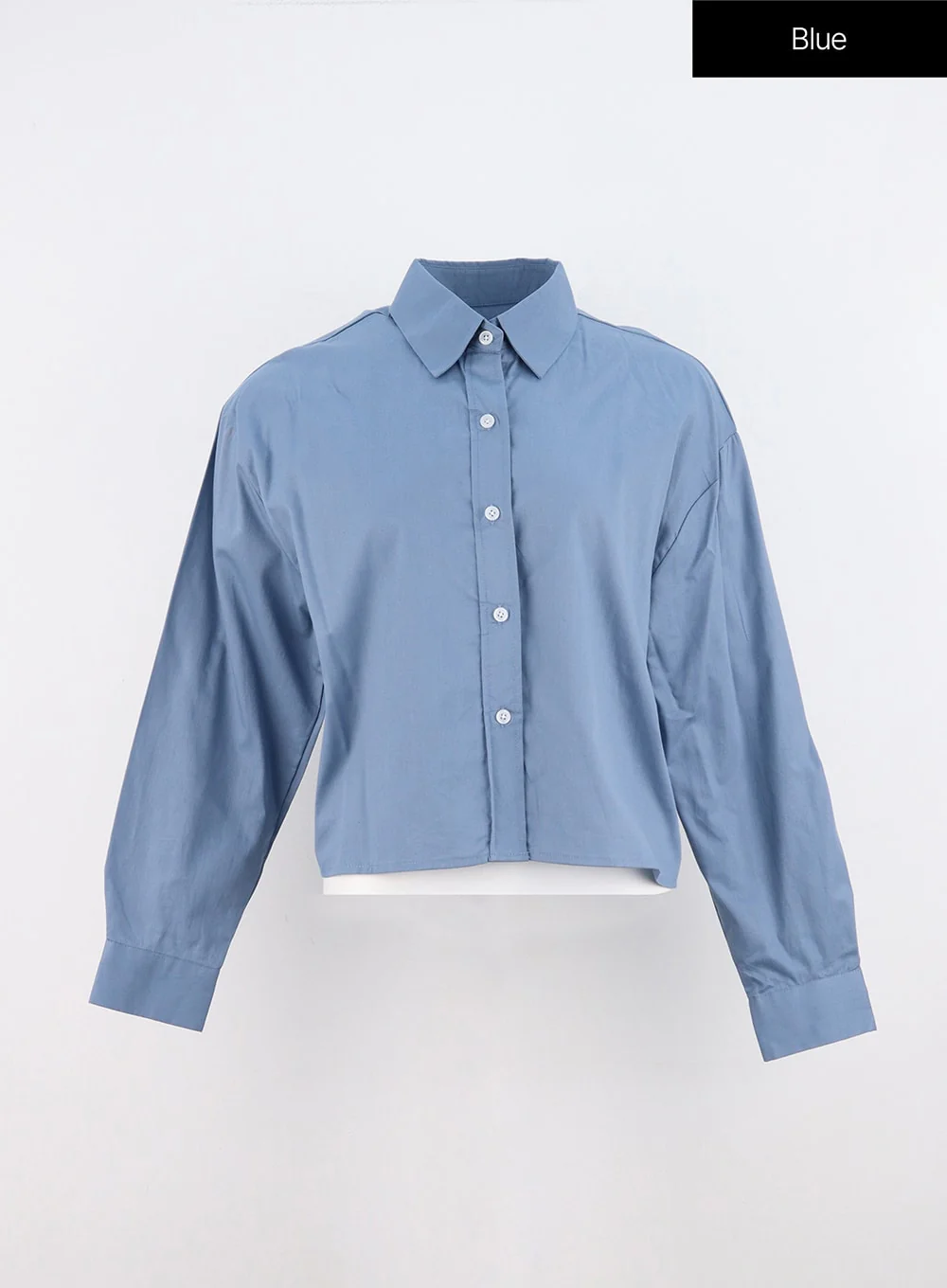 Crop Buttoned Blouse OO325 - Image 12