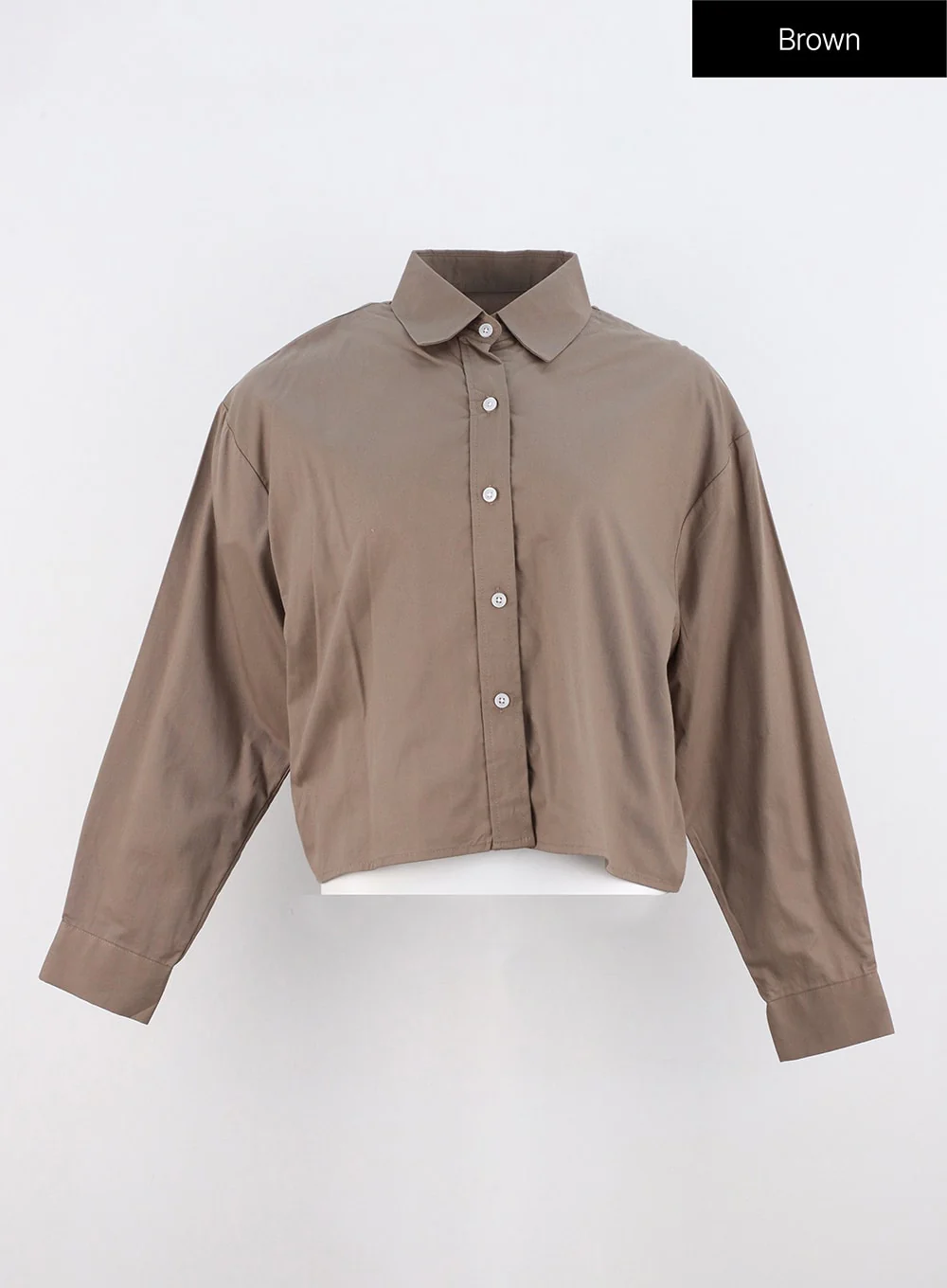 Crop Buttoned Blouse OO325 - Image 9