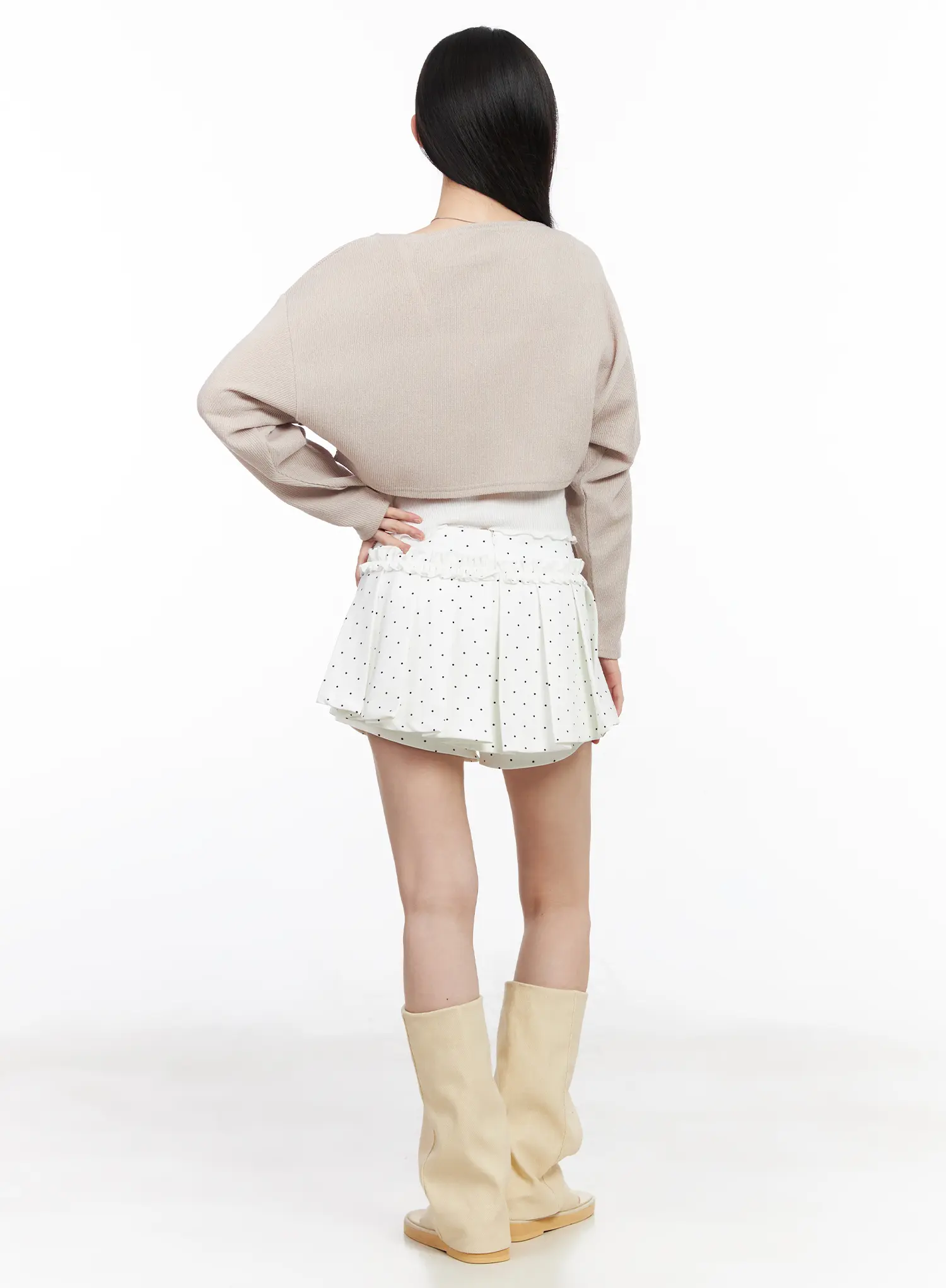 Crop Knit Cardigan CM518 - Image 5