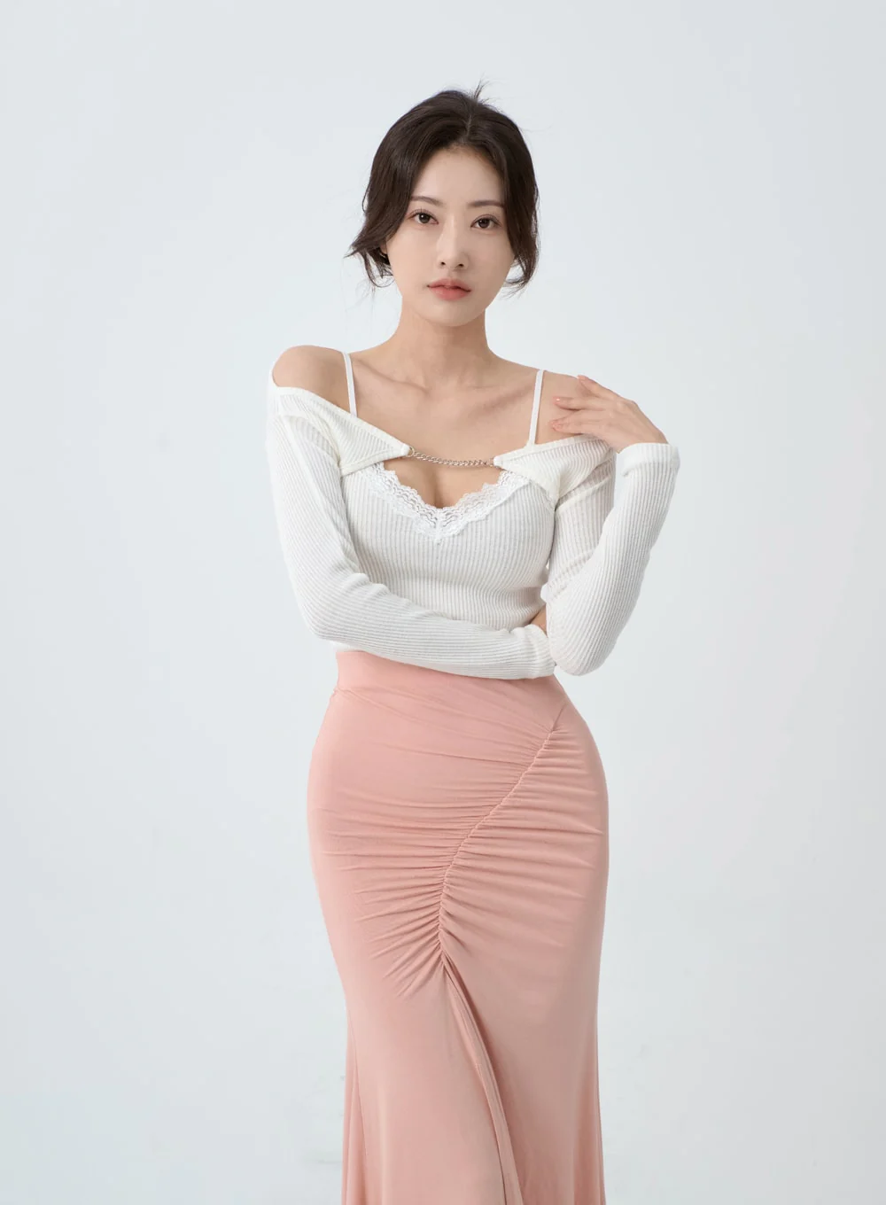 Crop Lingerie Style Tank Top IO26 - Image 13