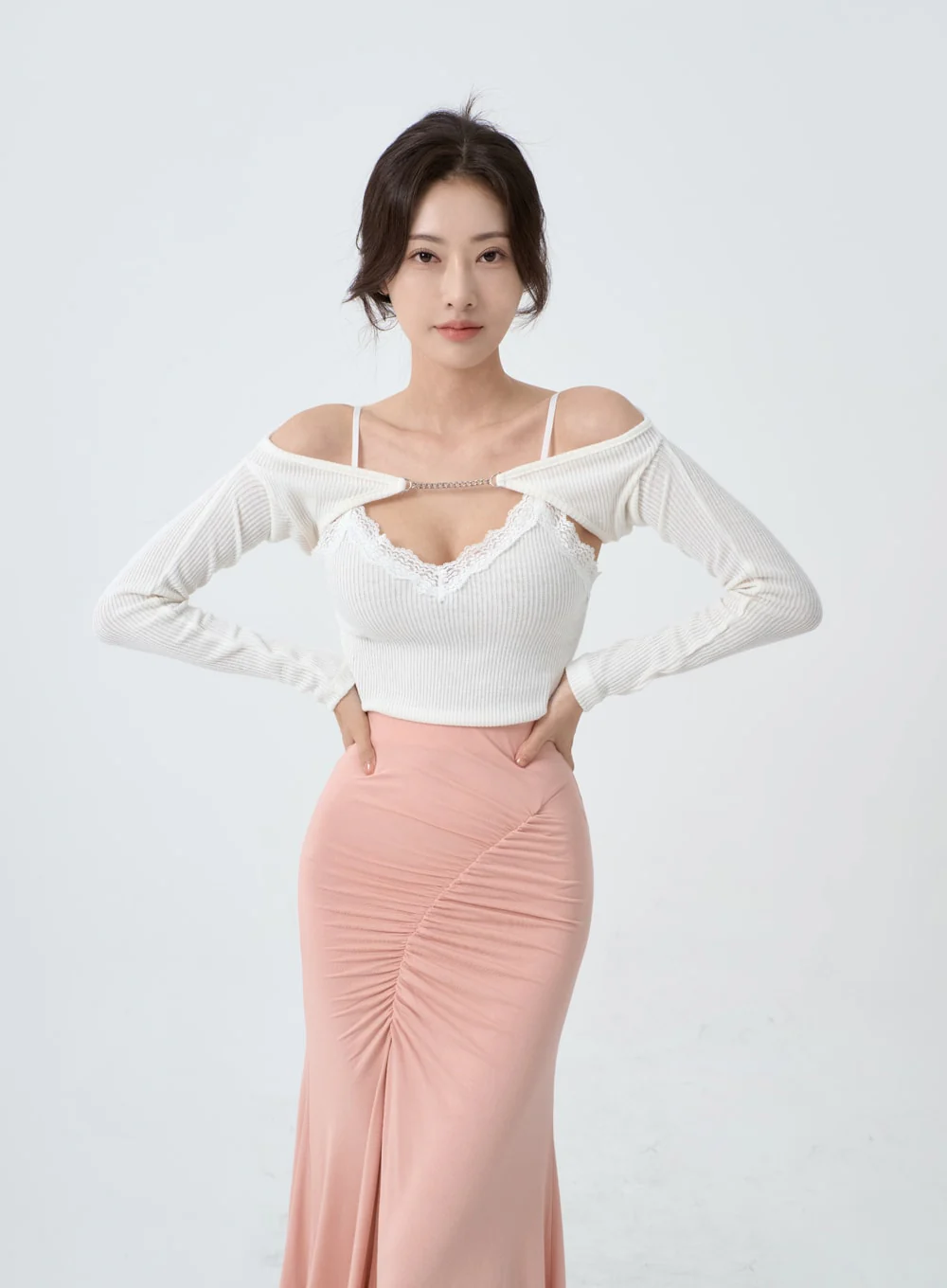 Crop Lingerie Style Tank Top IO26 - Image 14