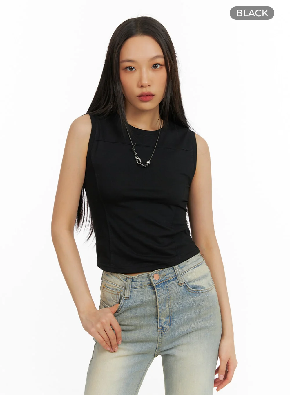 Crop Sleeveless Top IA417 - Image 9