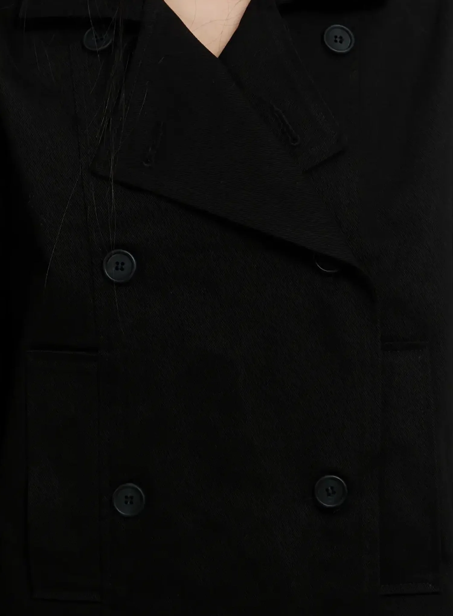 Cropped Double High-Neck French Jacket IM509 - Image 4