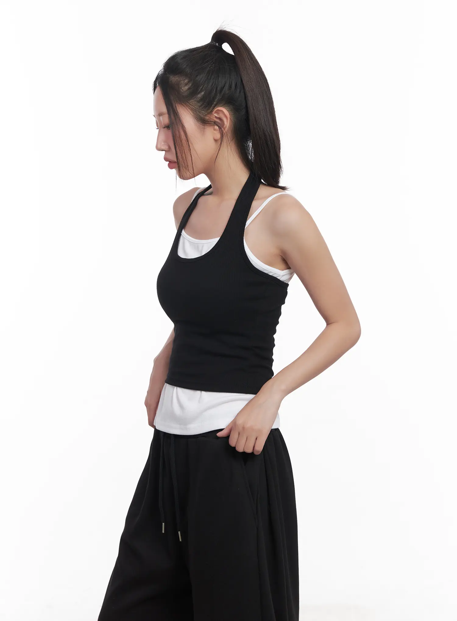 Cropped Halter Top CU517 - Image 8