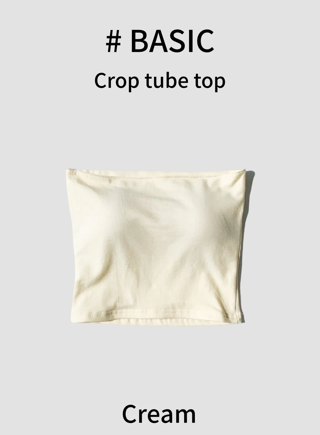 Cropped Tube Top #B17 - Image 3