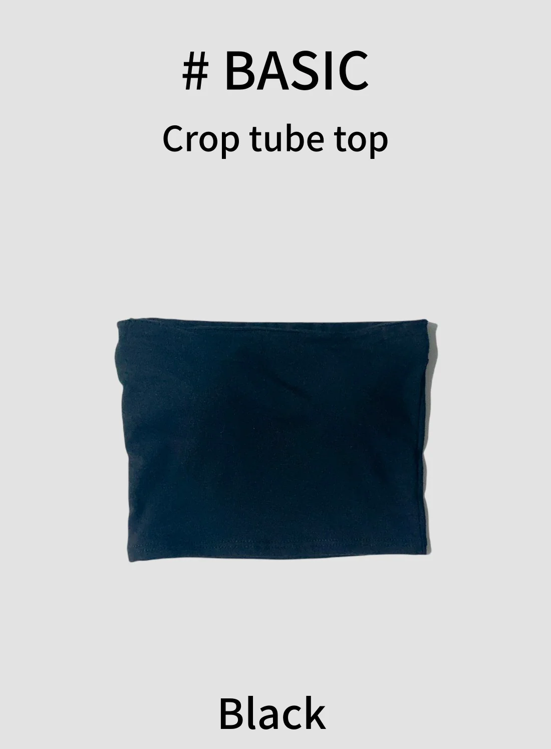Cropped Tube Top #B17 - Image 6