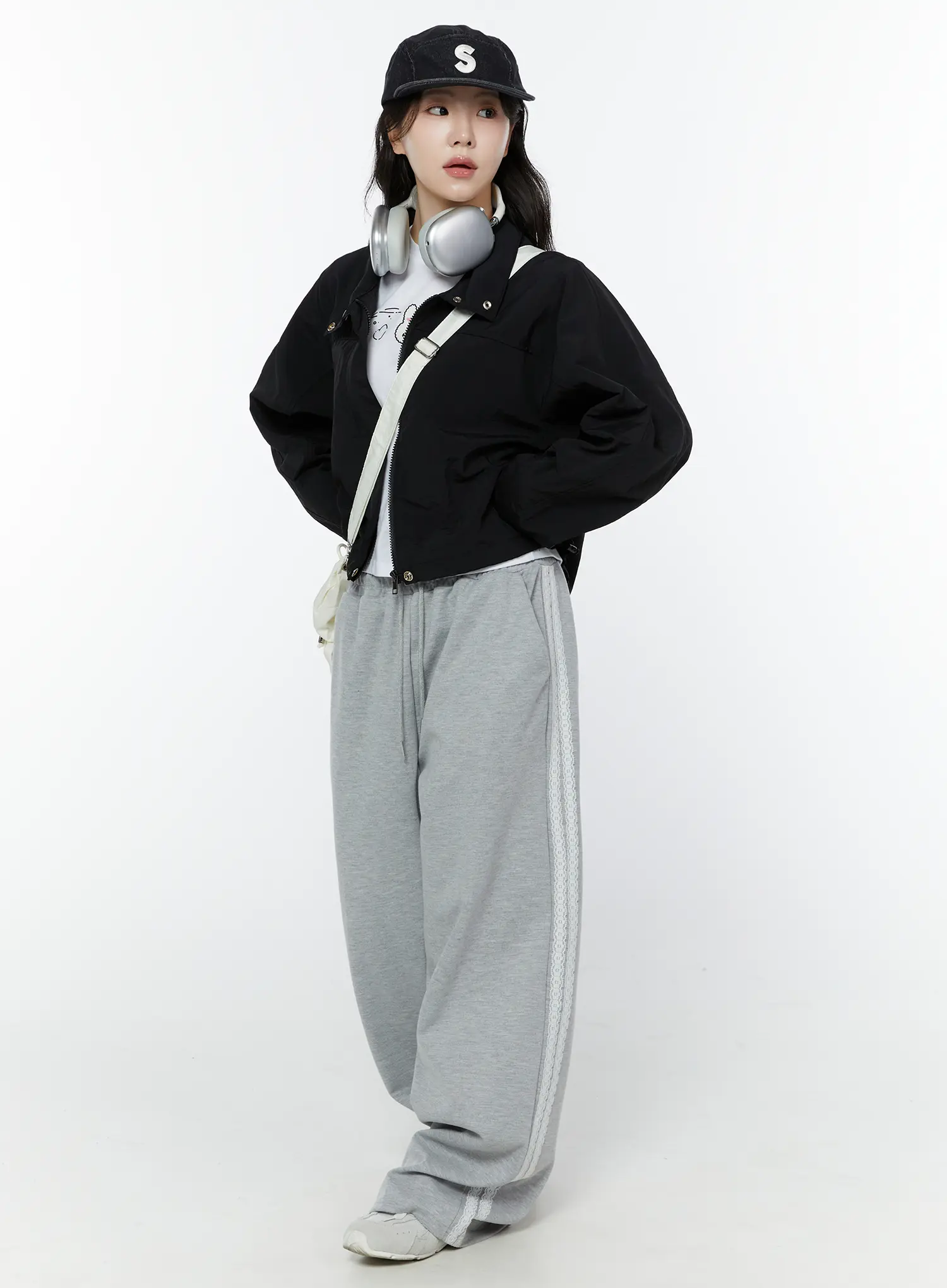 Cropped Windbreaker Jacket IY507 - Image 10