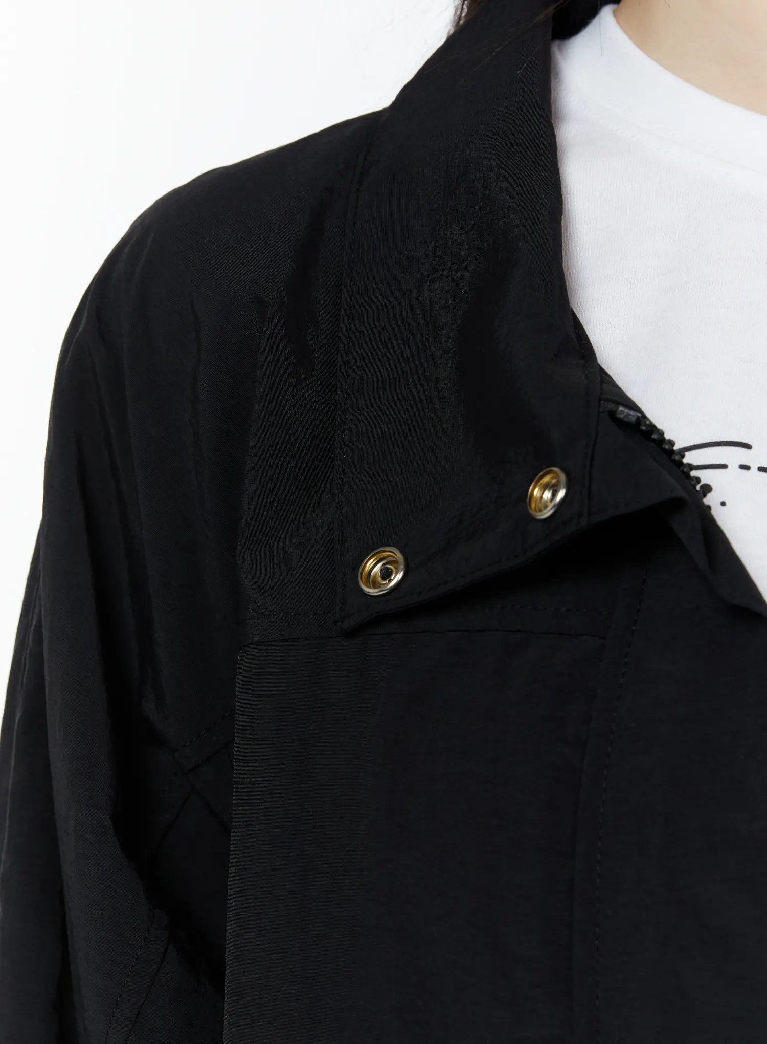 Cropped Windbreaker Jacket IY507 - Image 5