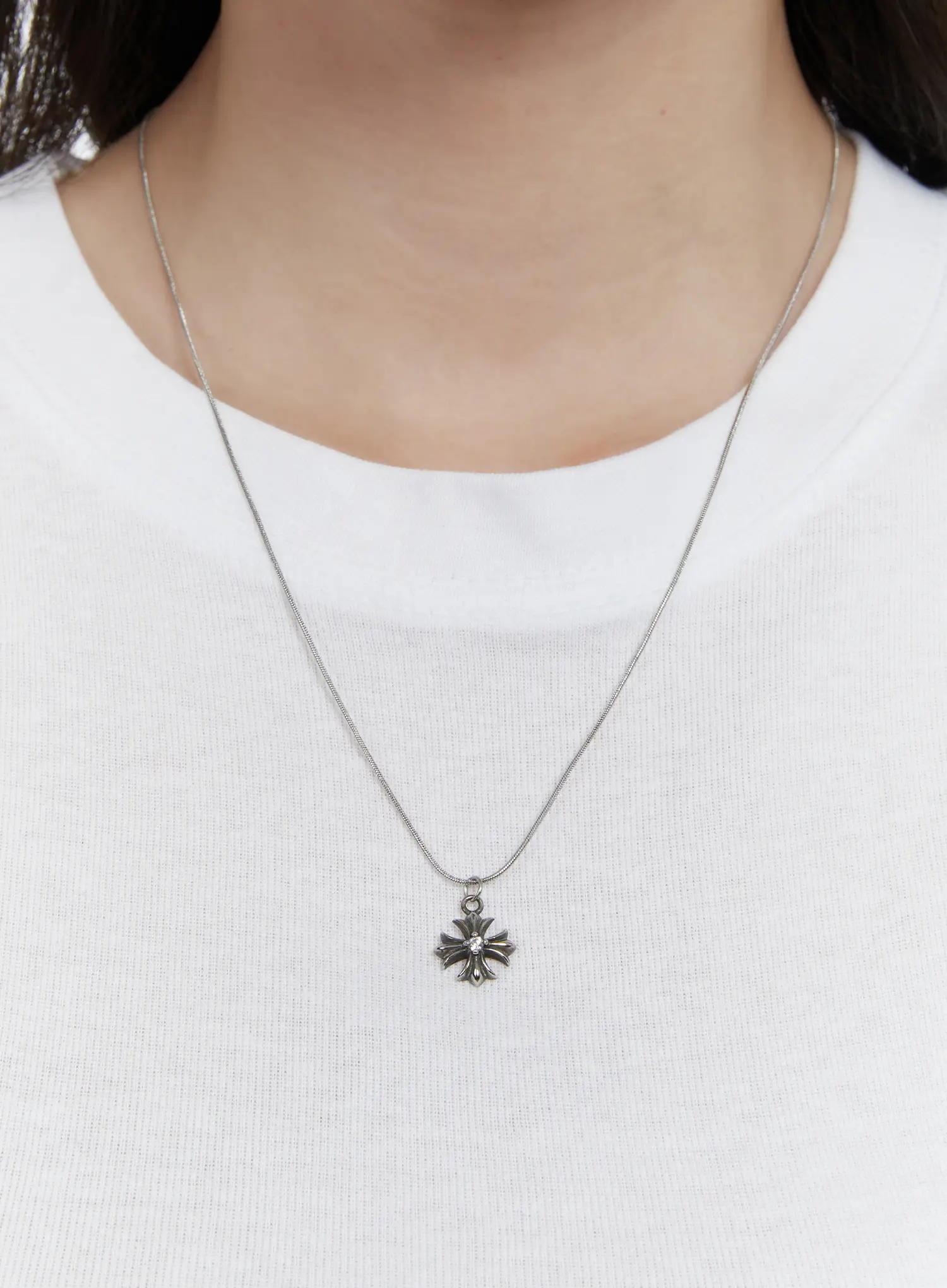 Cross Pendant Necklace F502