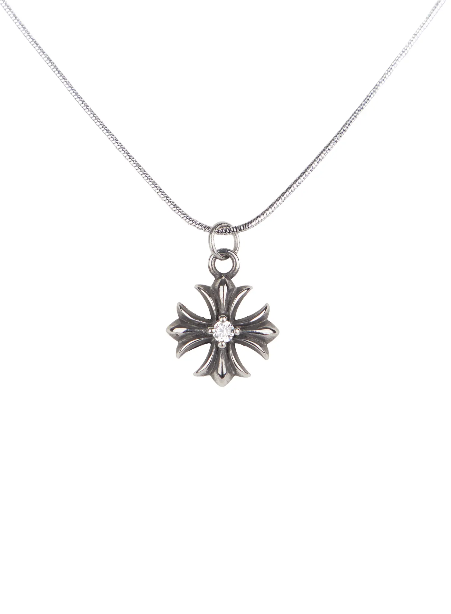 Cross Pendant Necklace F502 - Image 4