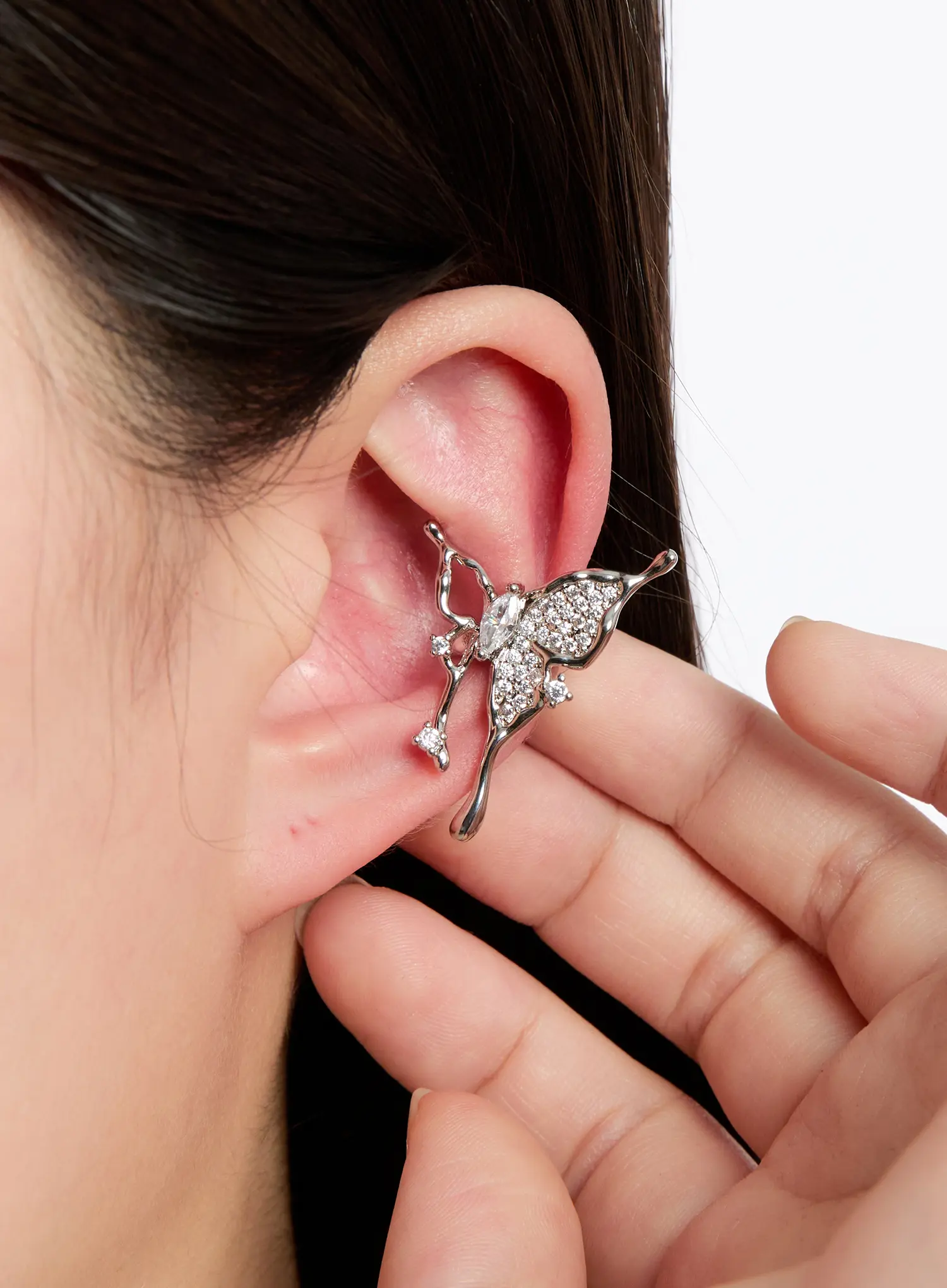 Crystal Ear Cuff IN528 - Image 2