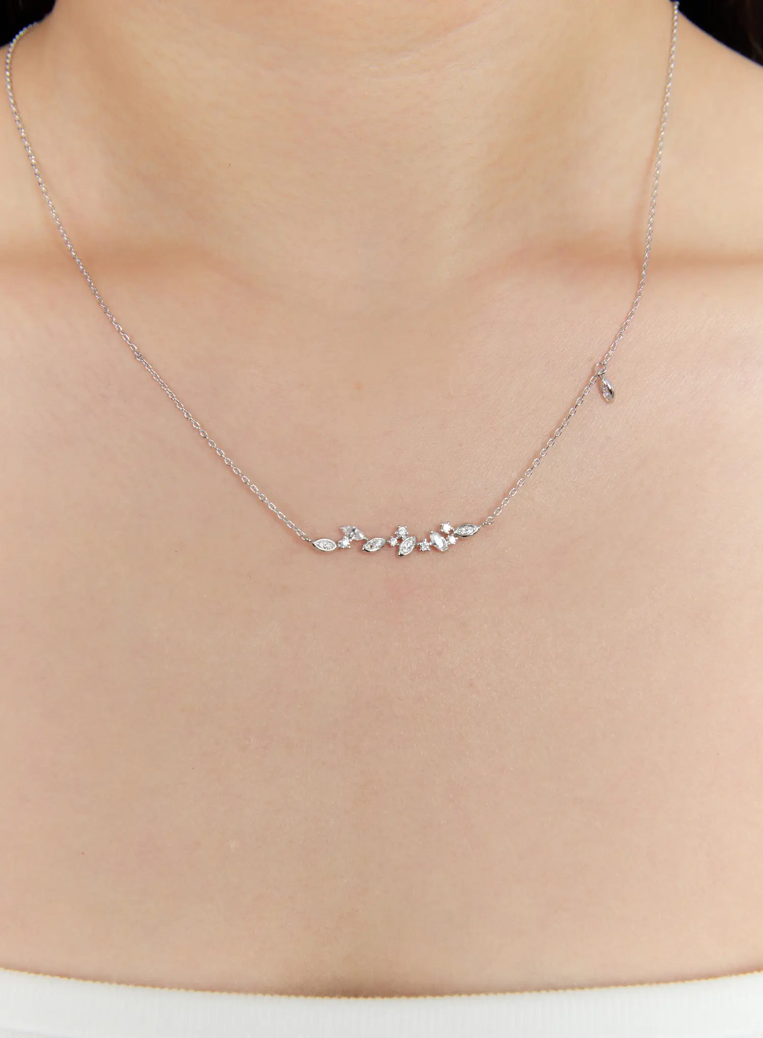 Cubic Sprout Necklace IS517 - Image 2