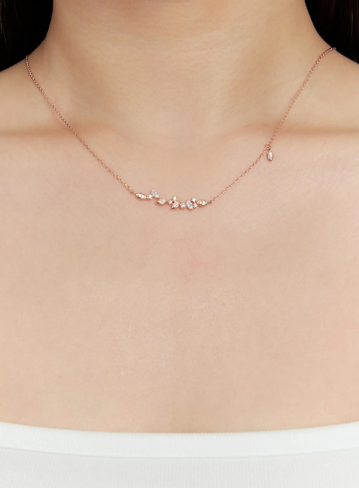 Cubic Sprout Necklace IS517 - Image 3