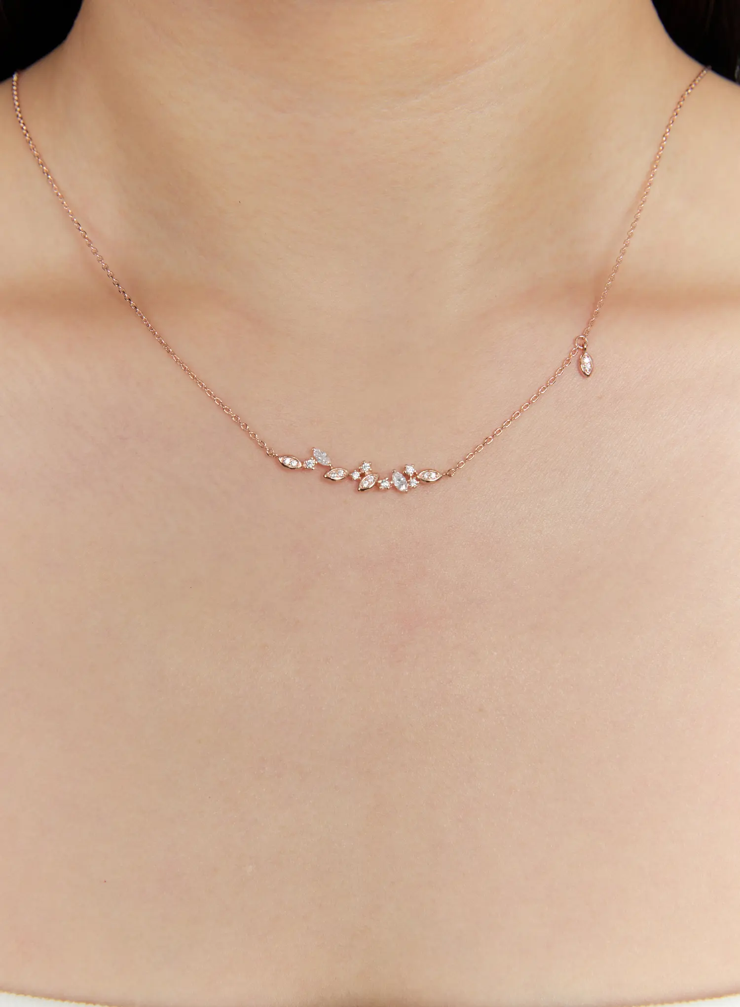 Cubic Sprout Necklace IS517 - Image 4
