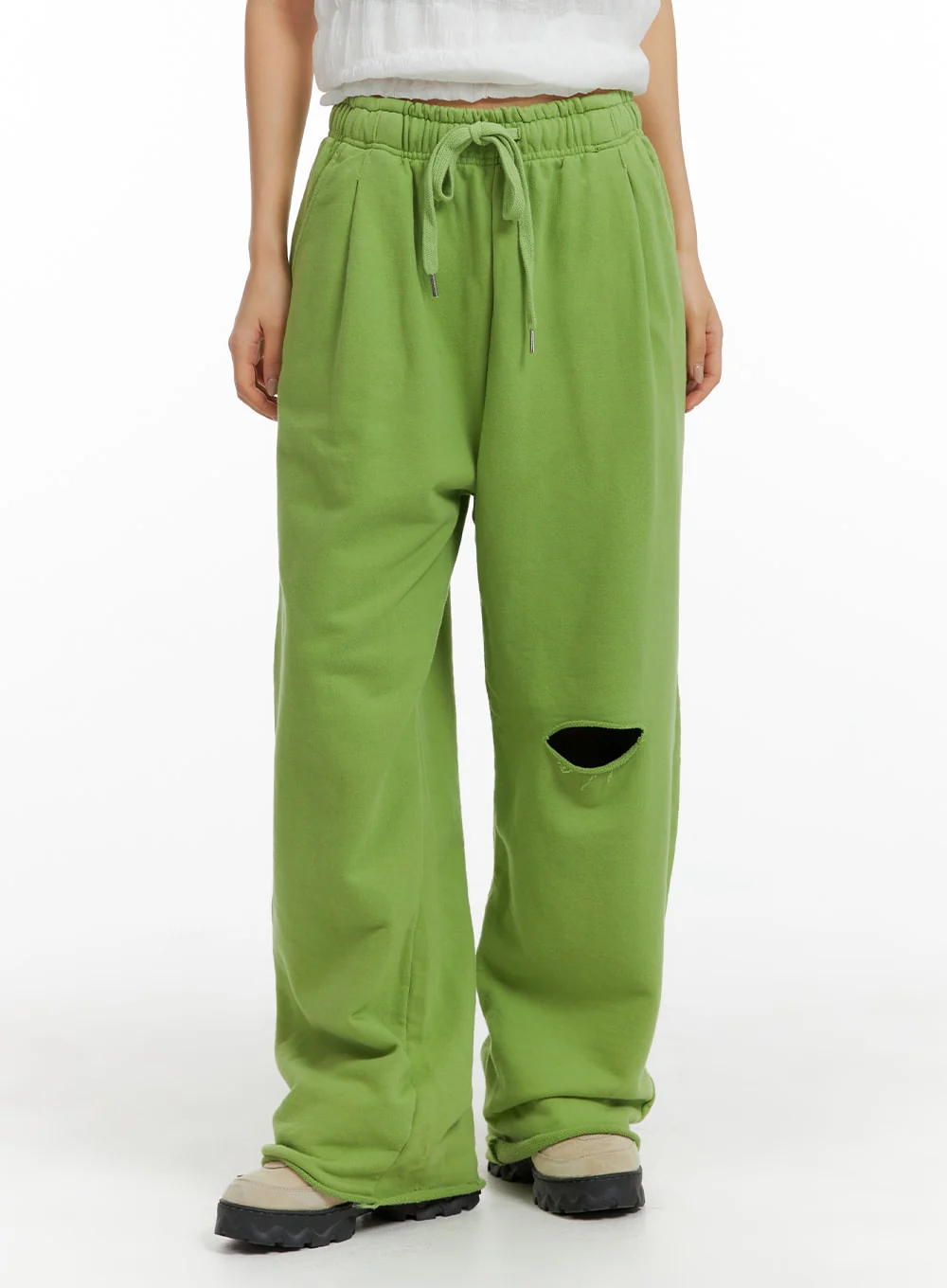 Cut Out Design Sweatpants CF426 - Image 2