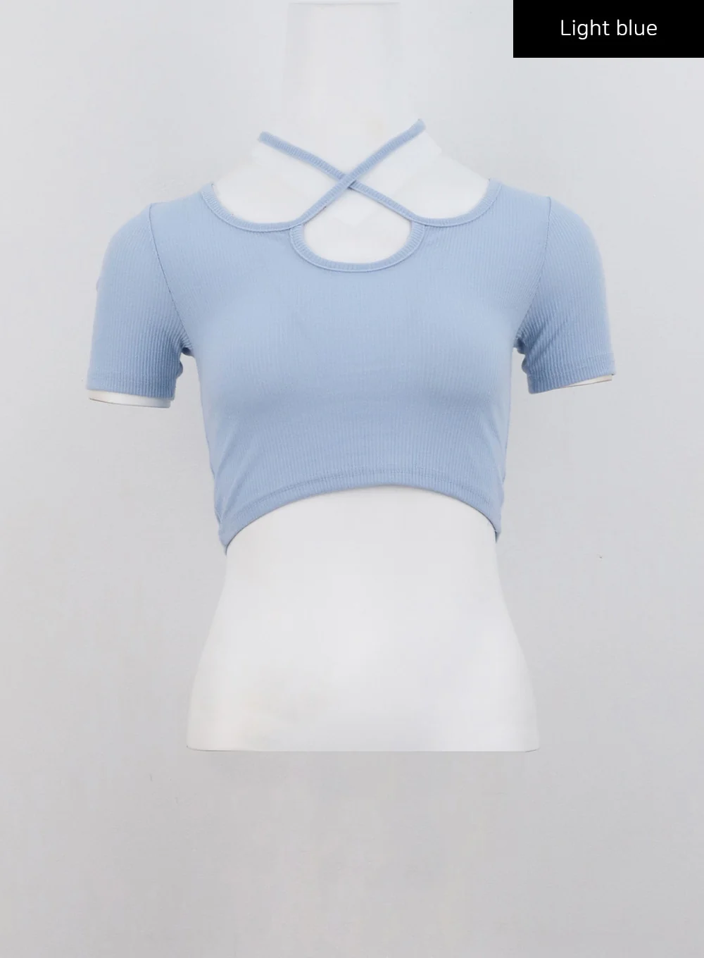 Cut Out Ribbed Tee CG302 - Image 15