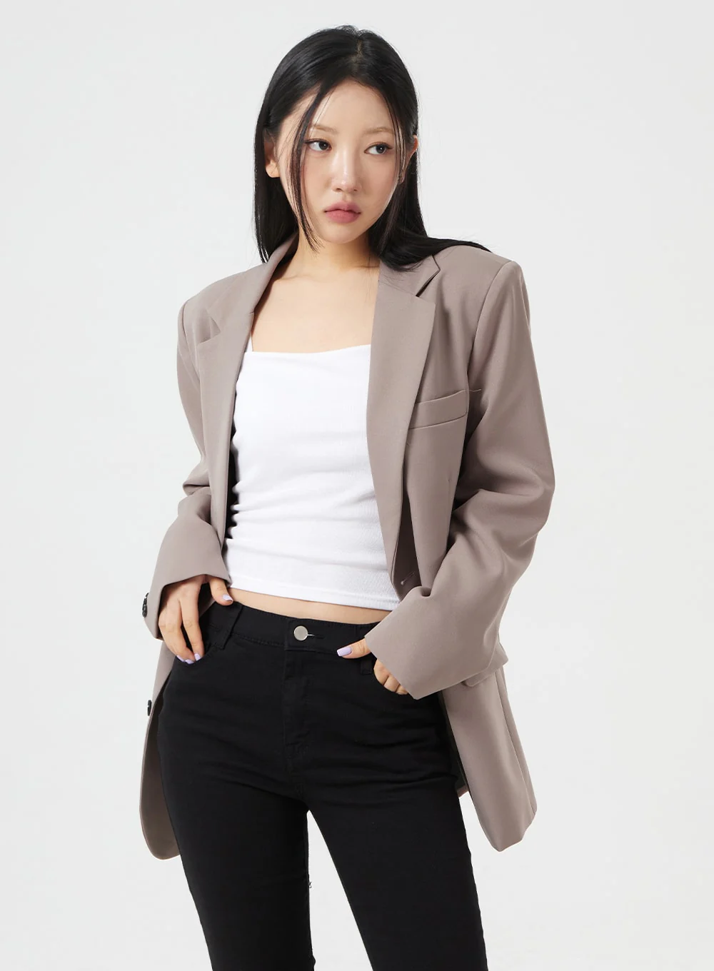 Cutting Hem Bootcut Pants BM304 - Image 8