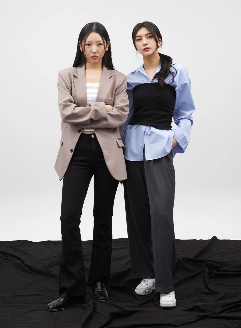 Cutting Hem Bootcut Pants BM304 - Image 9