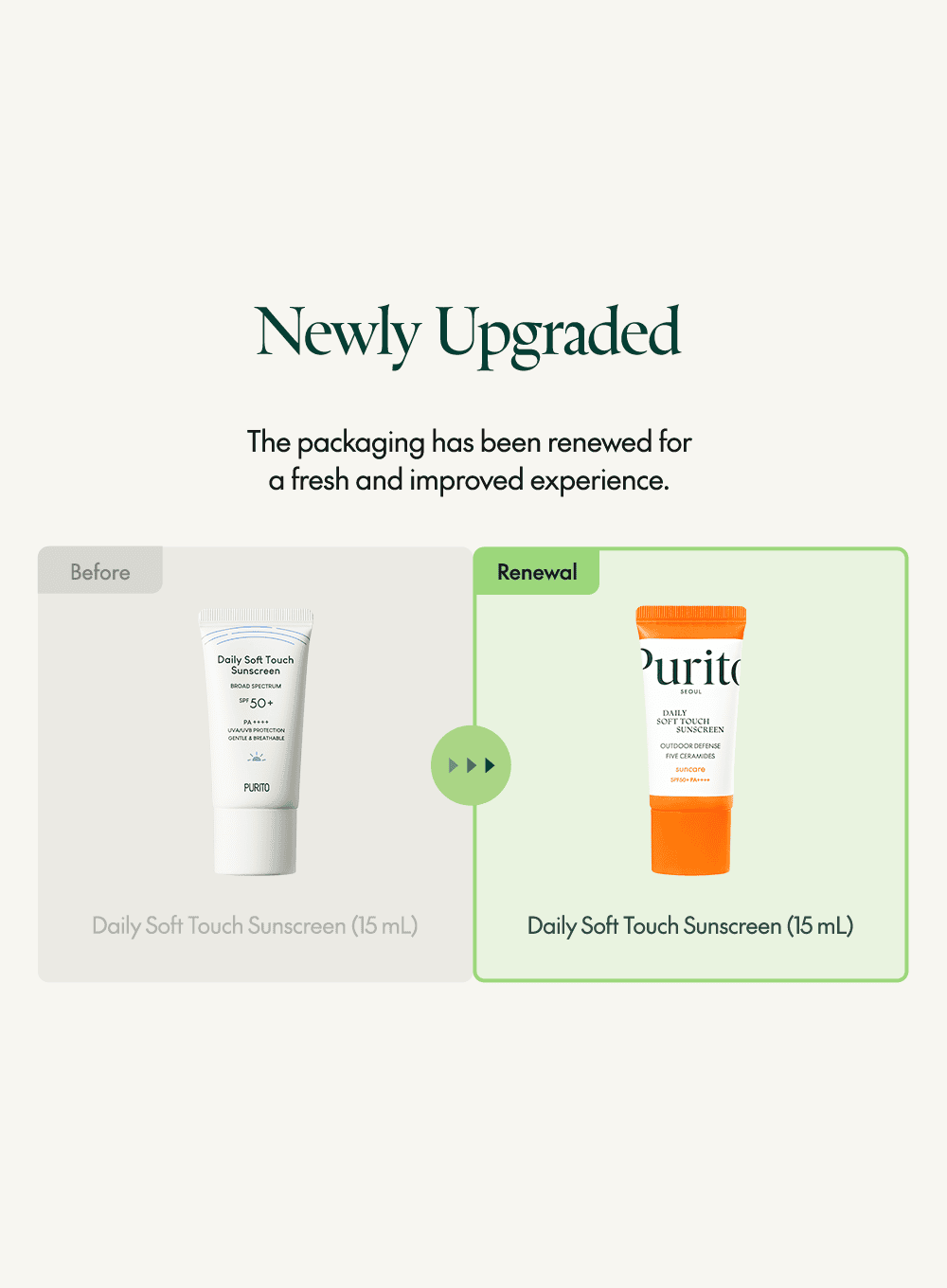 Daily Soft Touch Sunscreen (Renewer) (mini) (15ml) - Image 2