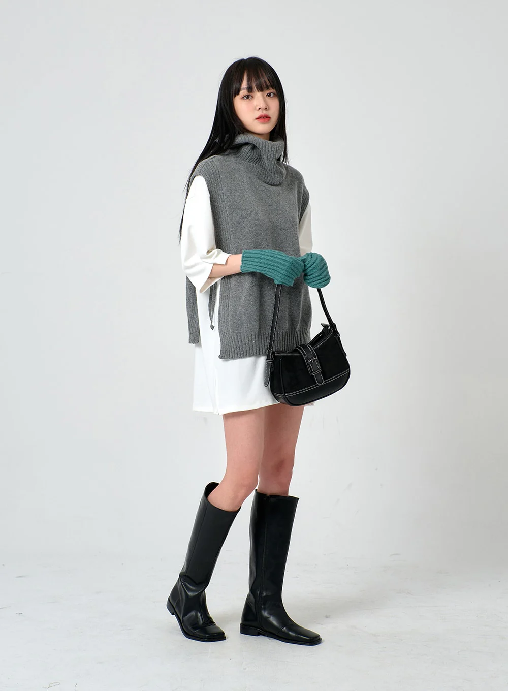 Daily Square Toe Long Boots OD01 - Image 11
