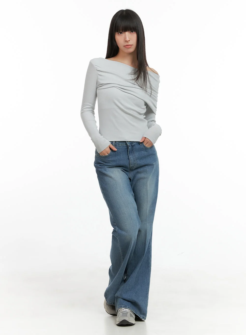 Daisy Loose Fit Bootcut Jeans CG419 - Image 2