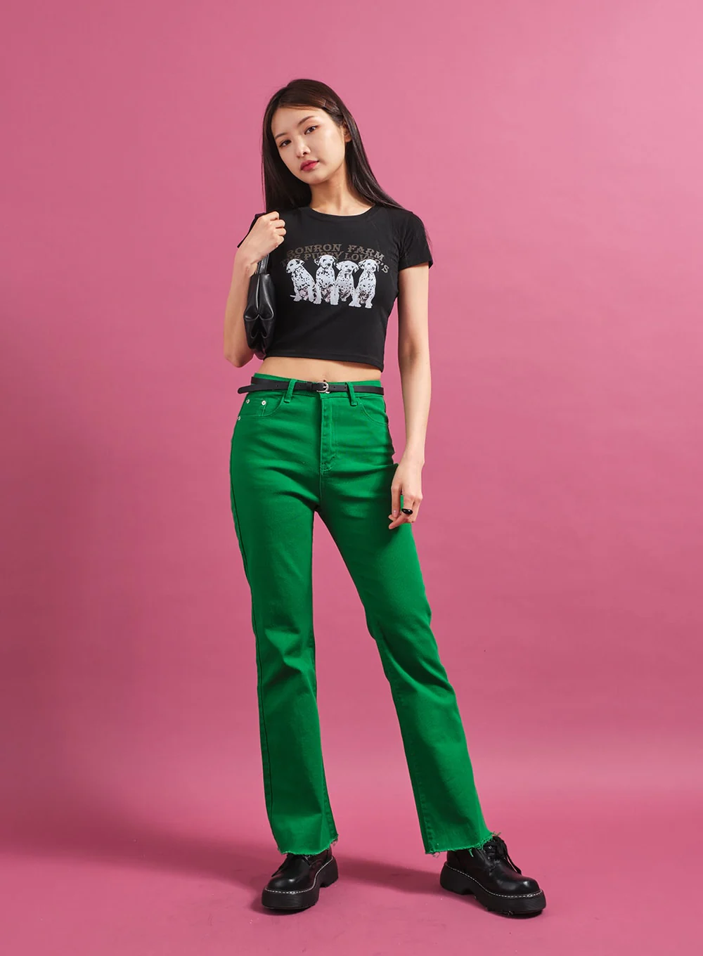 Dalmation Crop T-Shirt CY17 - Image 10