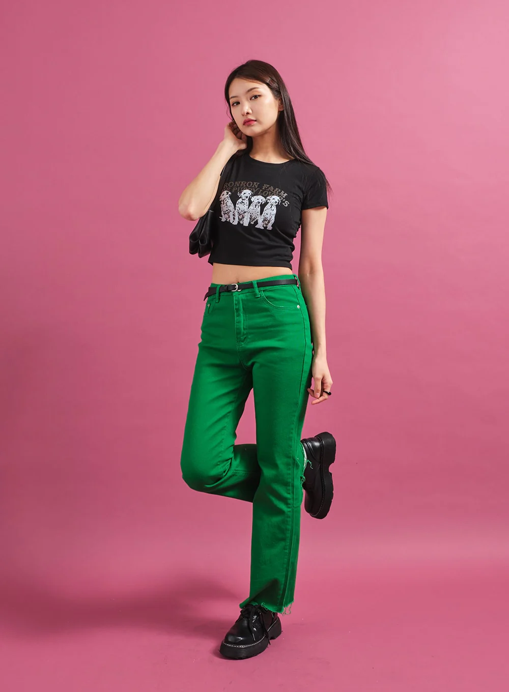 Dalmation Crop T-Shirt CY17 - Image 11