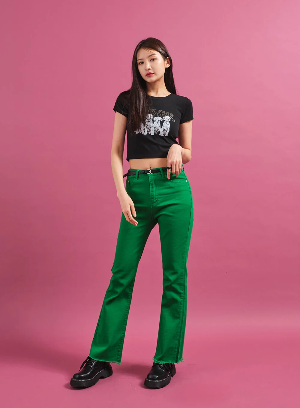 Dalmation Crop T-Shirt CY17 - Image 15