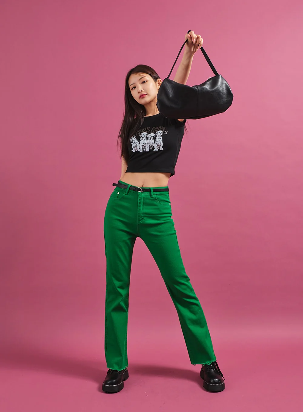 Dalmation Crop T-Shirt CY17 - Image 4