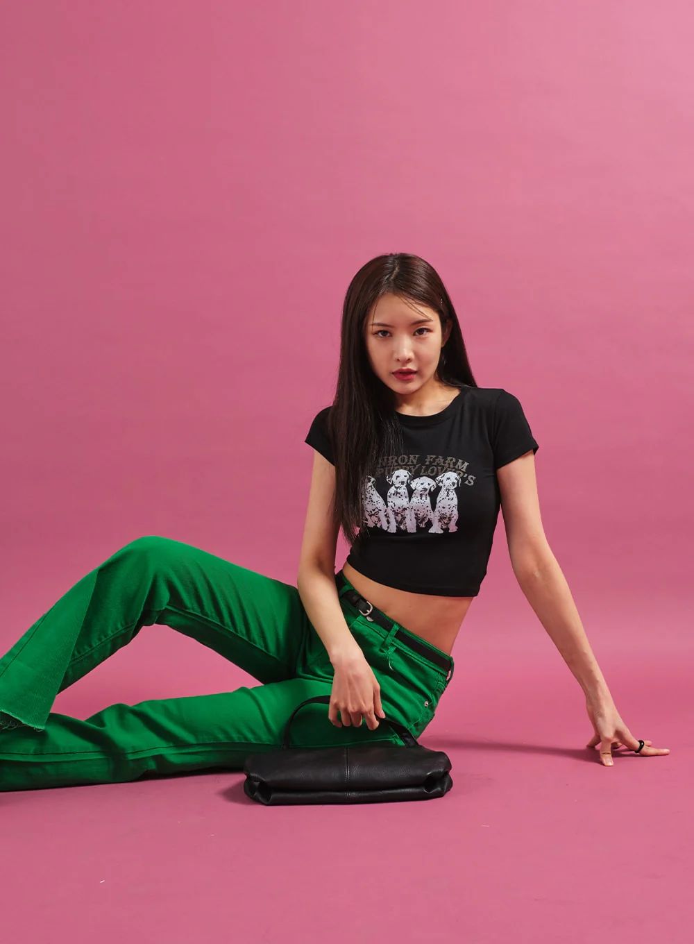Dalmation Crop T-Shirt CY17 - Image 7