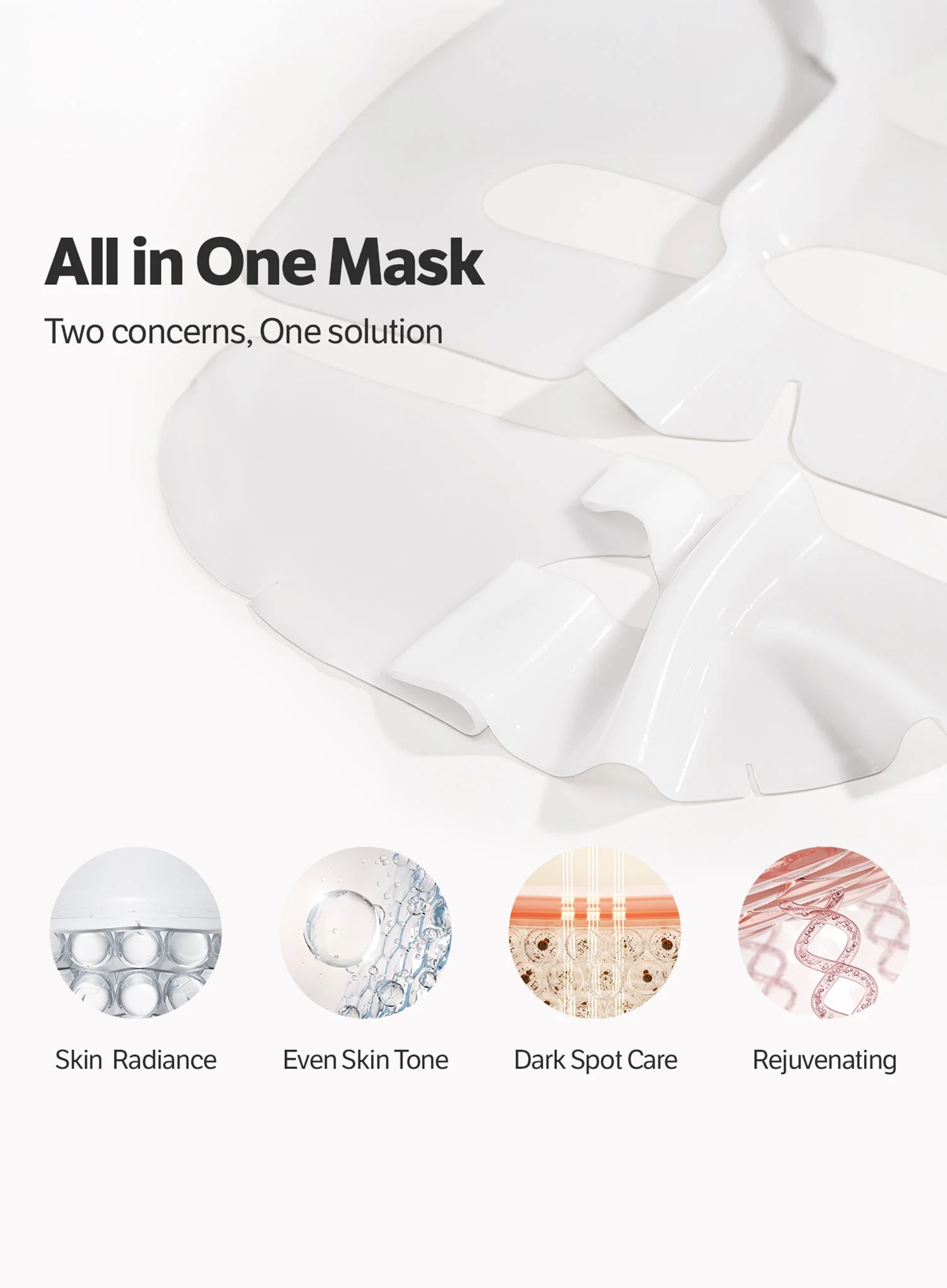 Deep Collagen Niacin Vita C Brightening Mask (37g*4ea) - Image 7