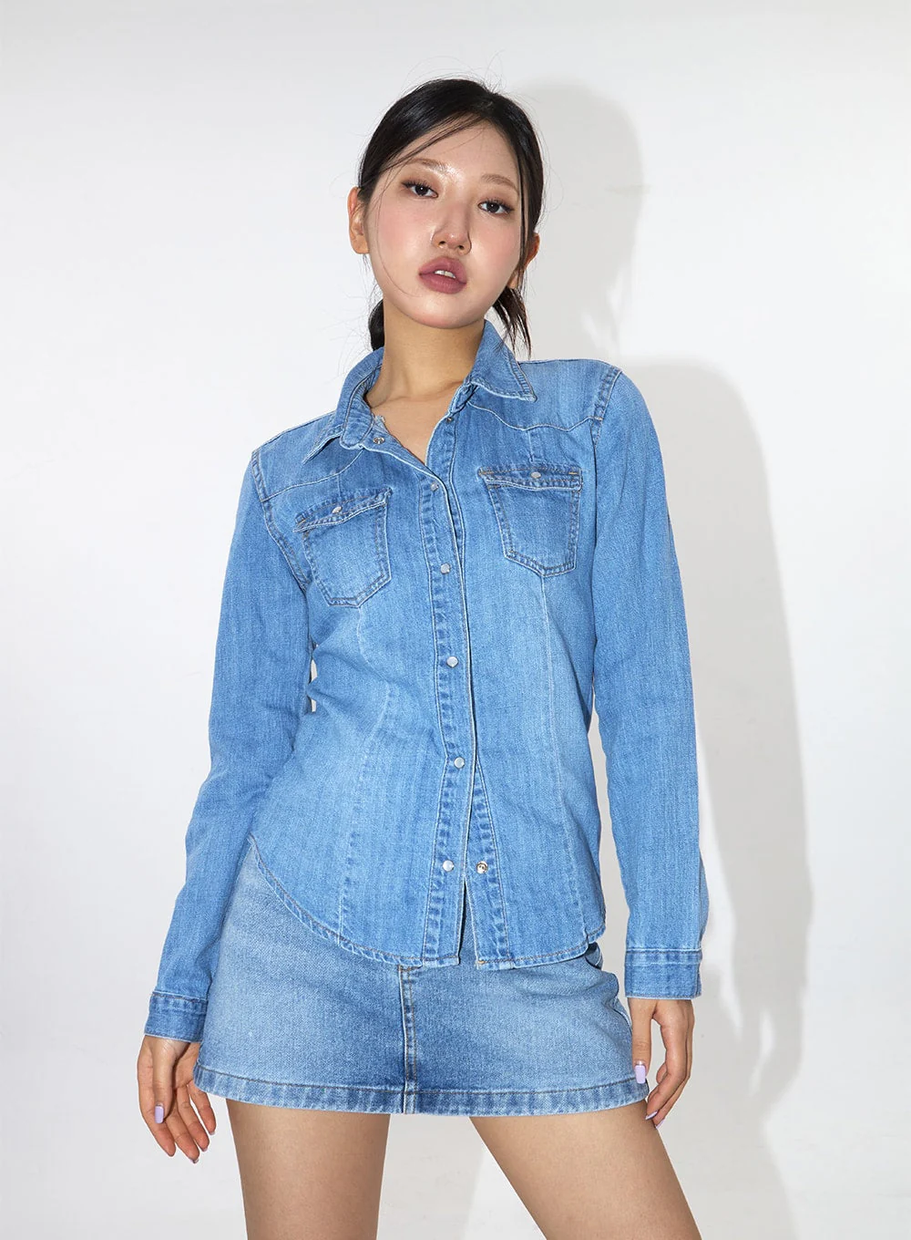 Denim Shirt CA317 - Image 2