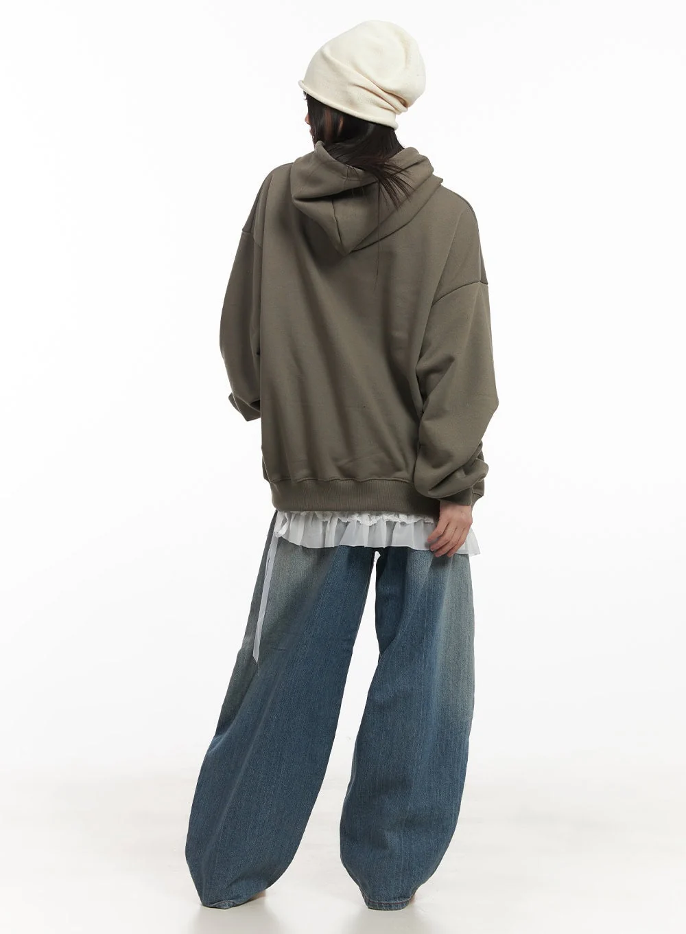 Dianne Studded Washed Baggy Jeans CF519 - Image 9