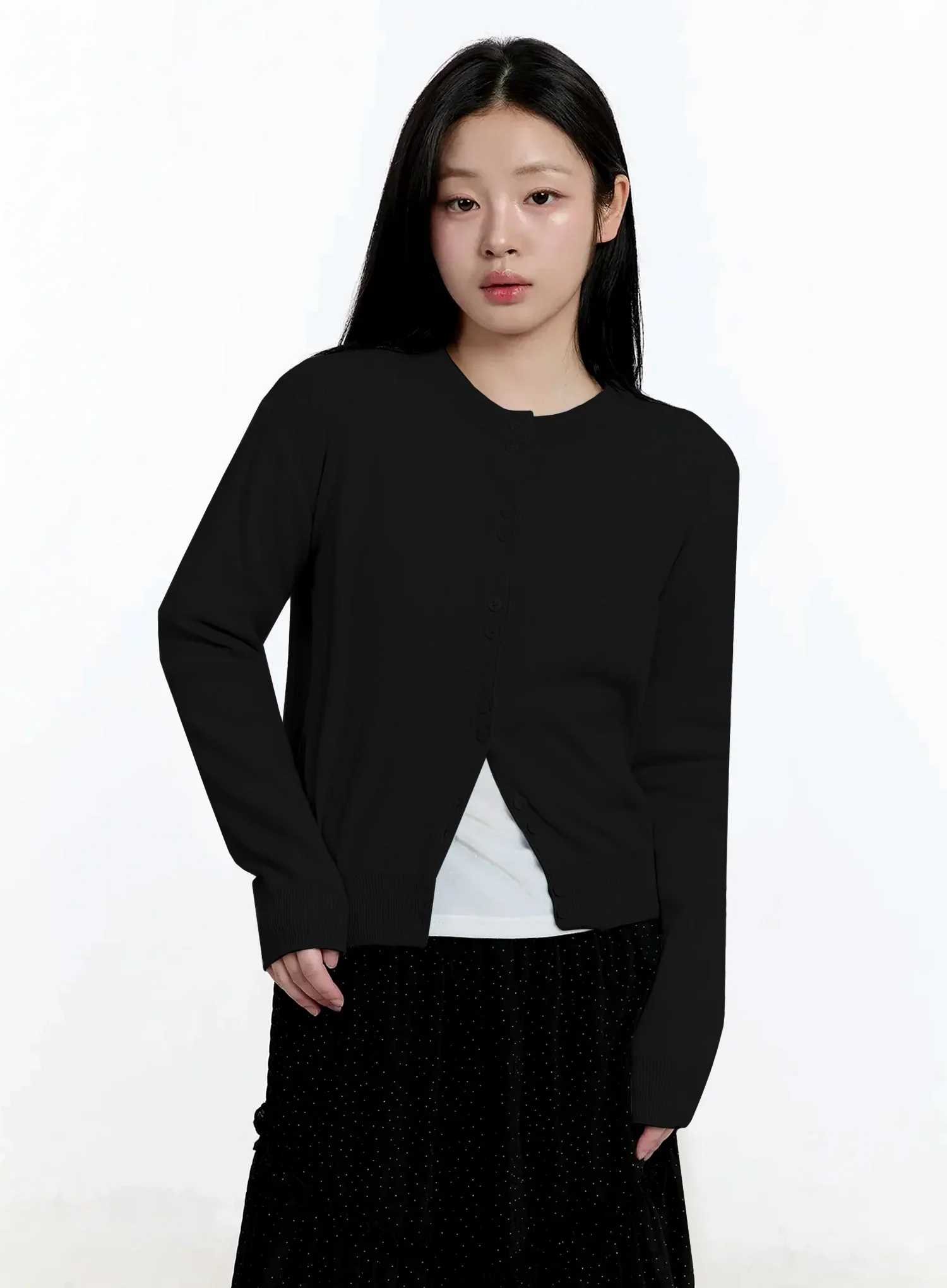 Double Button Knit Cardigan IM513 - Image 15